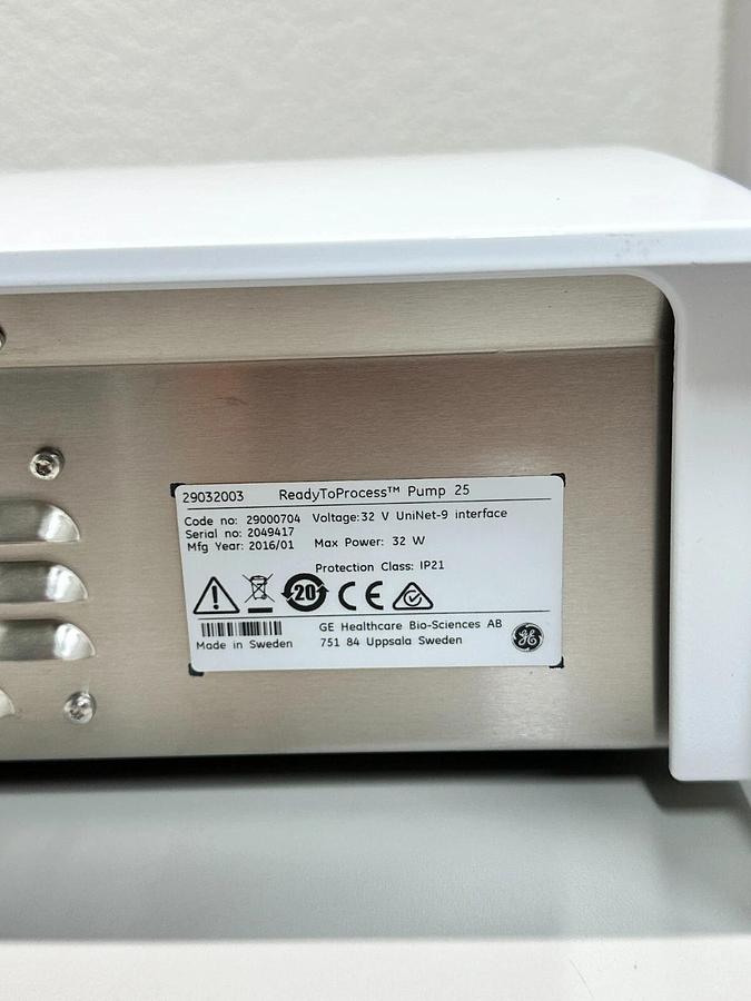 Used GE Cytiva ReadyToProcess Pump 25 with dual tube heads