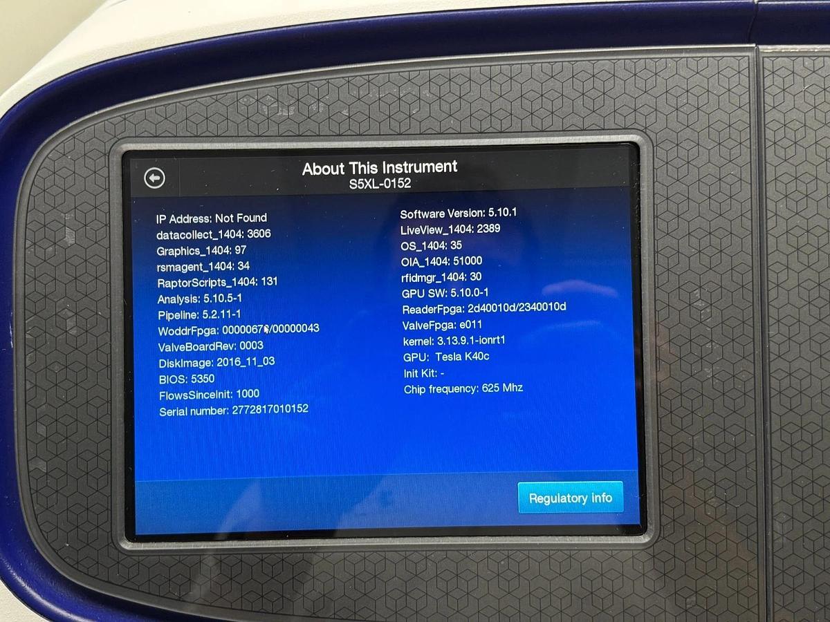 Used Ion Torrent by Thermo Fisher Scientific | Ion Chef & S5 XL Sequencer System