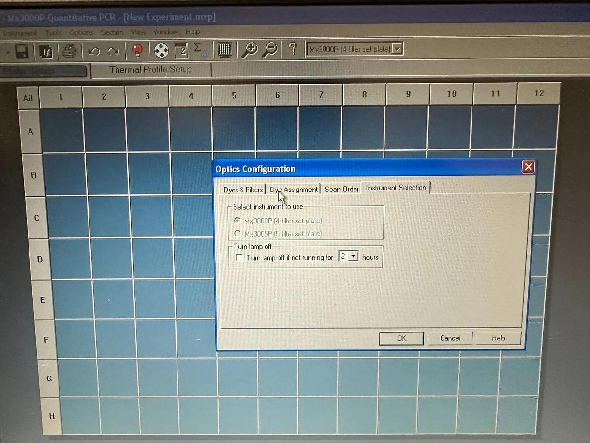 Used Agilent Stratagene Mx3000p multiplex quantitative real-time qPCR system