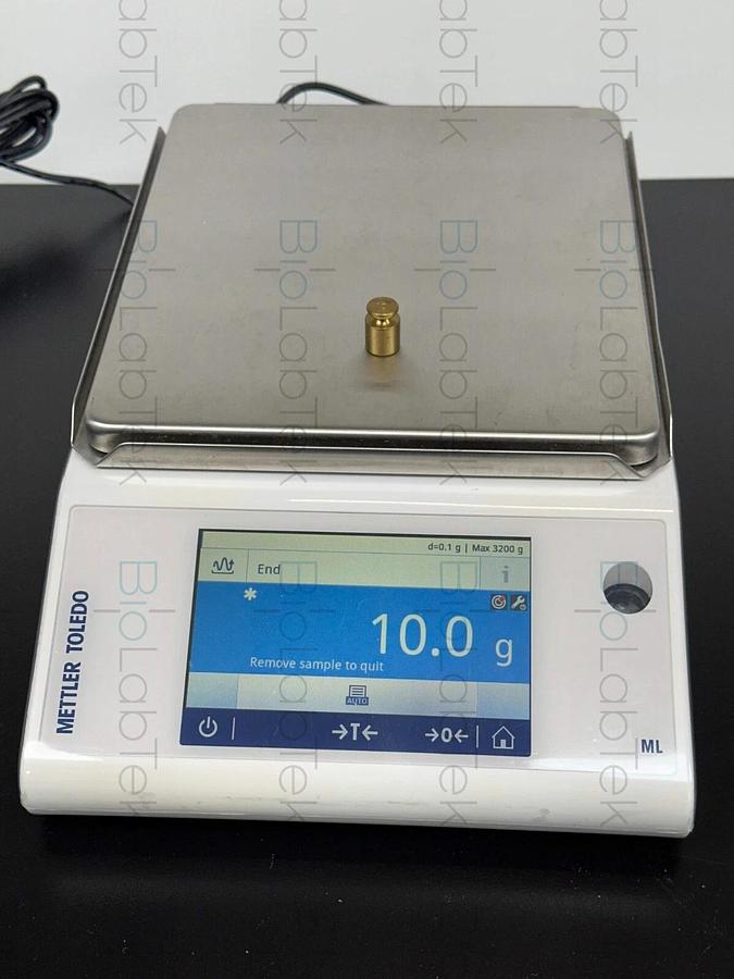 Used Mettler Toledo lab precision balance ML3001T 3200g 100mg w/warranty