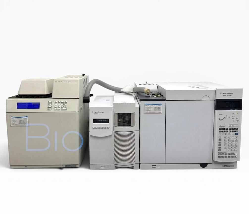 Used Agilent 7890A GC System with 5975C VL MSD and G1888 Headspace Sampler