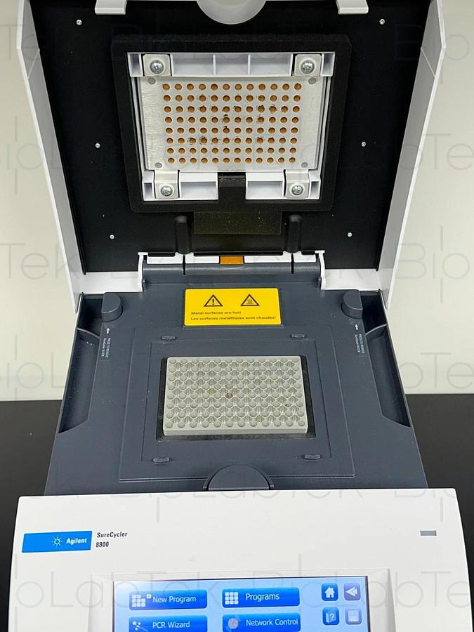 Used Agilent SureCycler 8800 PCR thermal cycler with 8810a 96-well block module