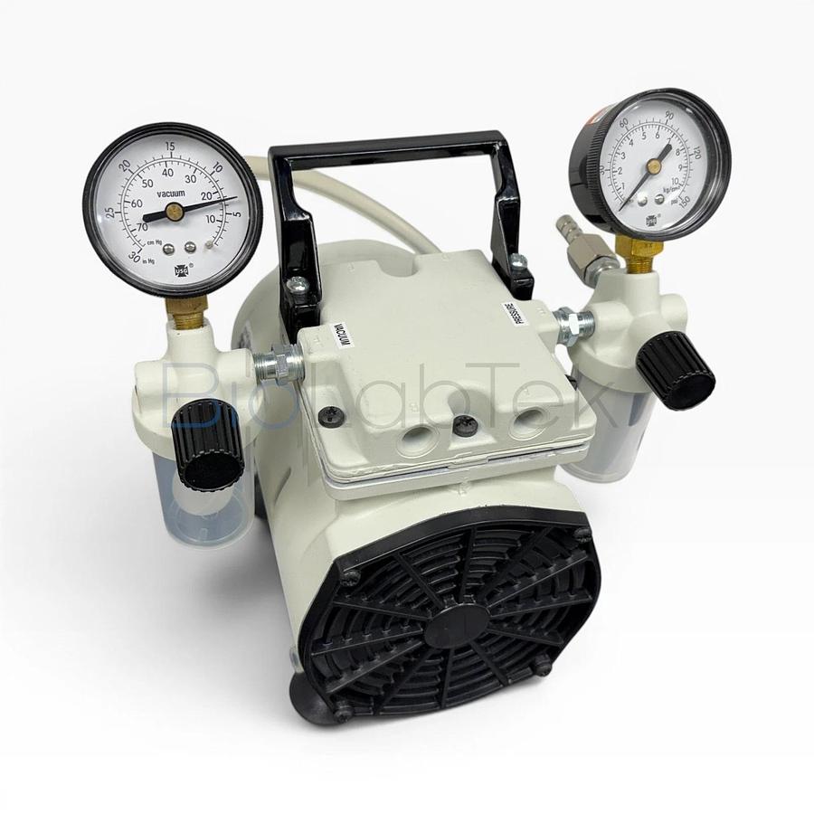 Used Welch 2522 WOB-L Dry Piston Pressure Vacuum Pump | Oil-Free