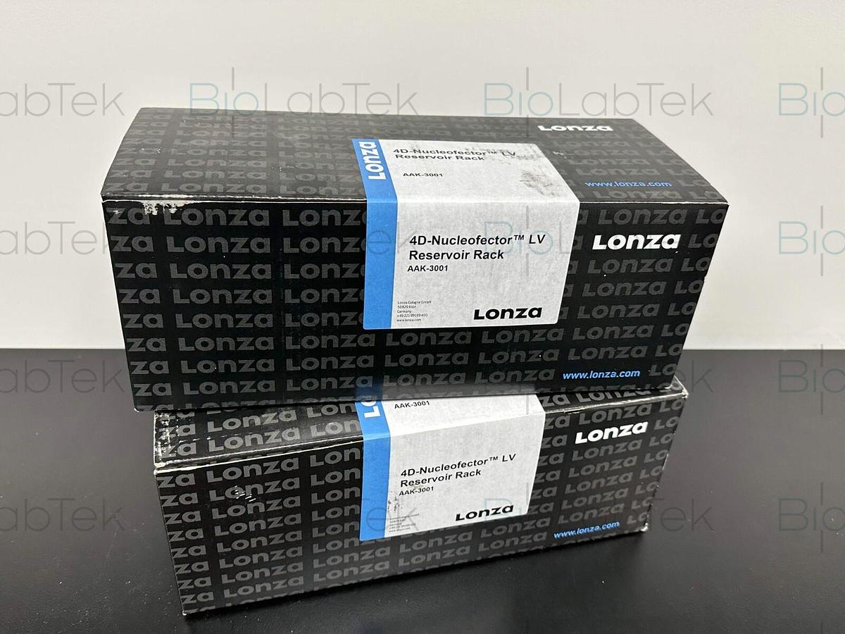 Used New 2-packs Lonza 4D Nucleofector LV reservoir rack AAK-3001