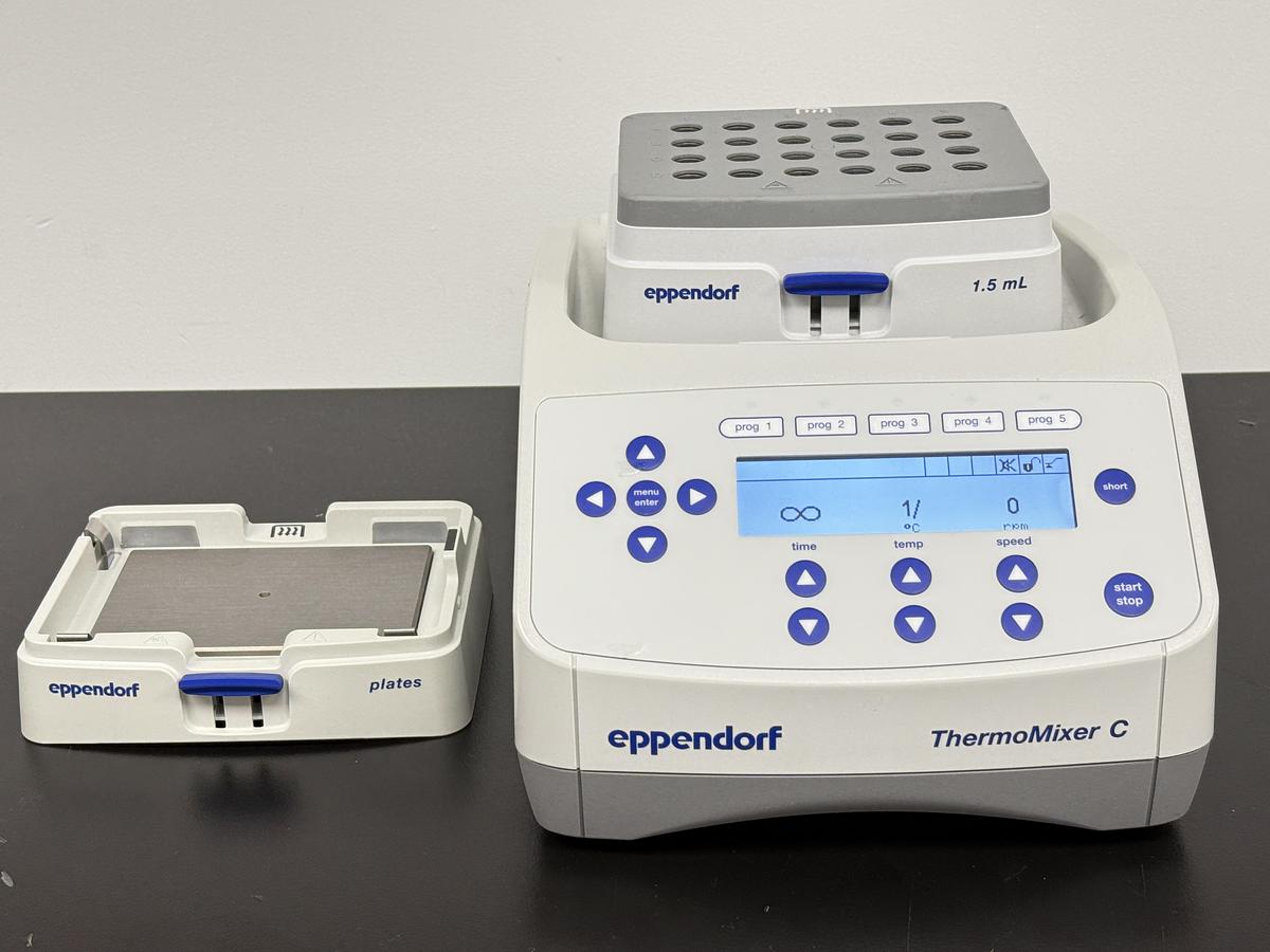 Used Eppendorf 5382 ThermoMixer C | 1.5 mL and Microplate SmartBlocks