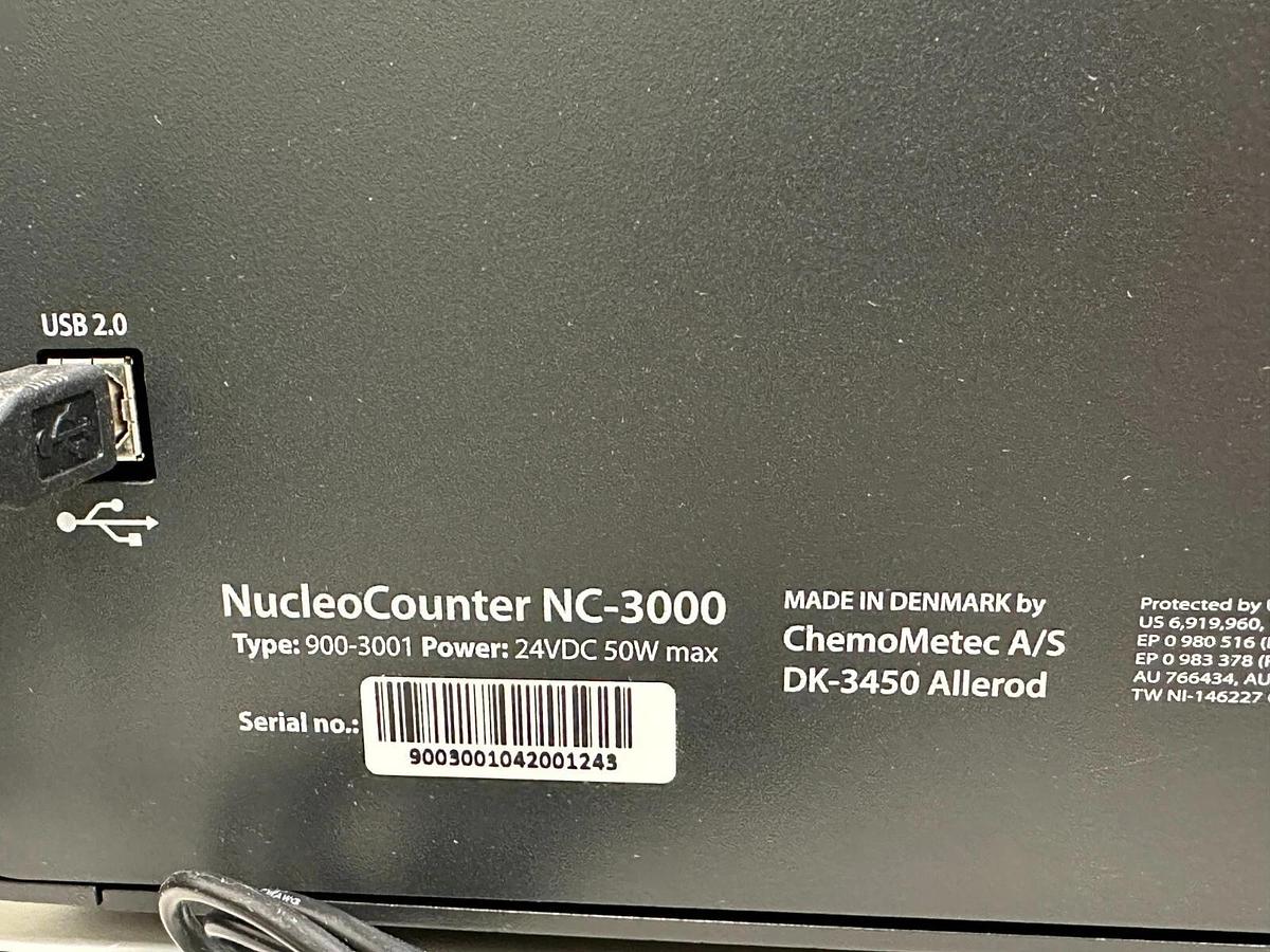 Used Chemometec NucleoCounter NC-3000 Advanced image cytometer Cell Analyzer