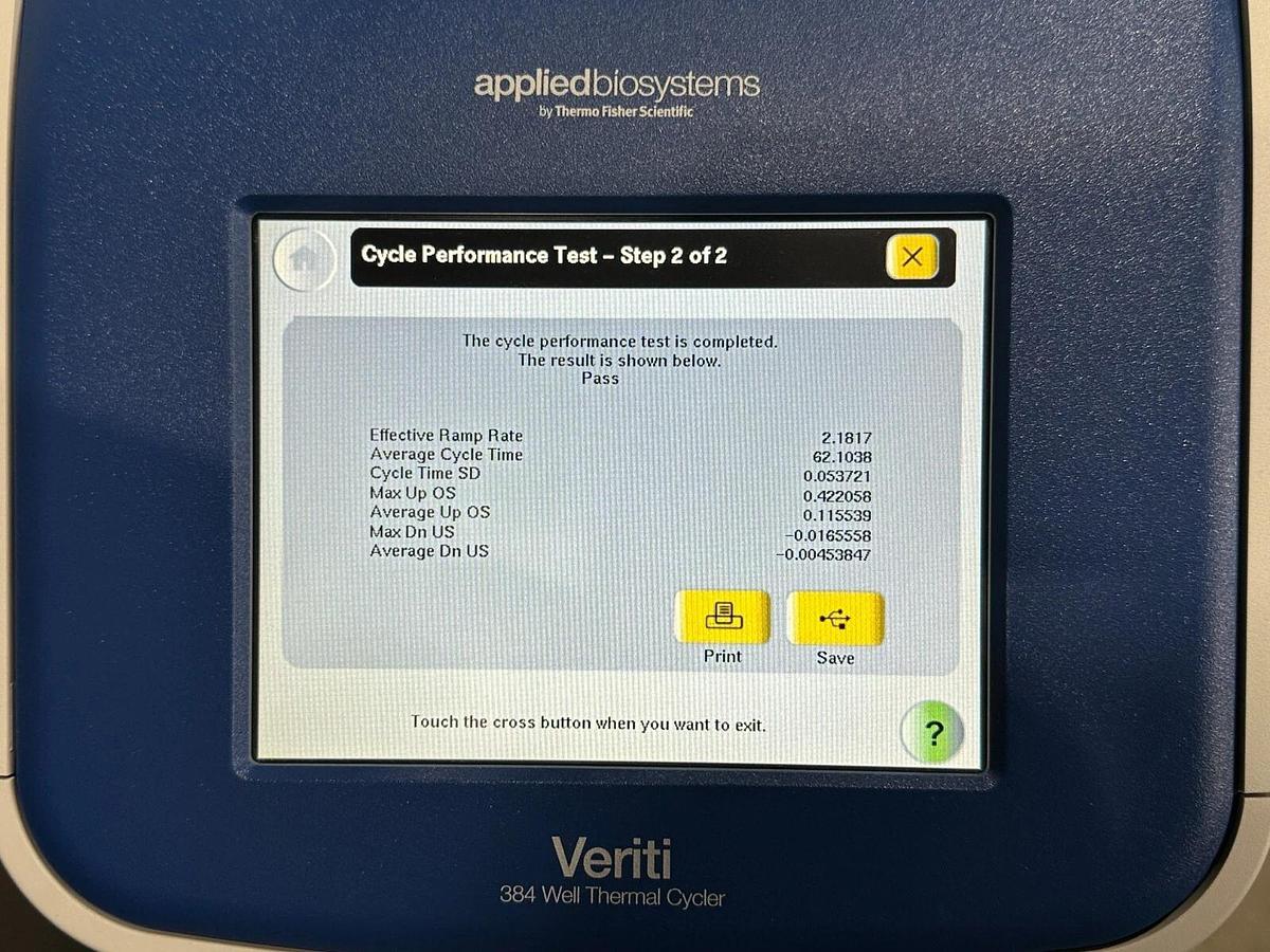 Used Thermo Applied Biosystems Veriti 384-well PCR Thermal Cycler 2021 w/Warranty