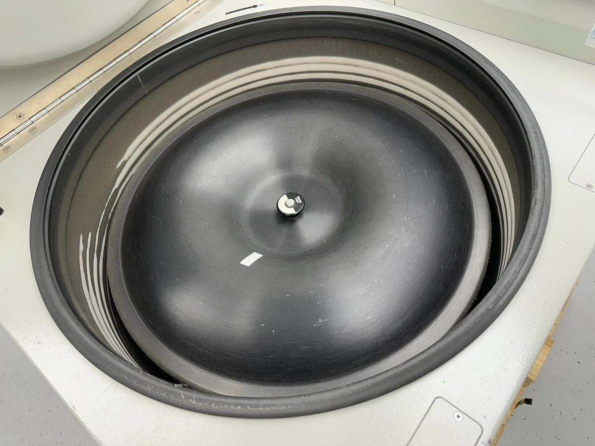 Used Thermo Sorvall RC 12BP+ Bioprocessing Centrifuge with H-12000 rotor/buckets 2015