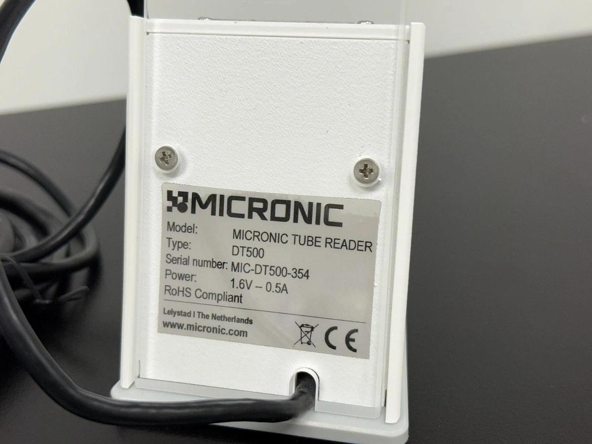 Used Micronic Tracxer Code Reader DT500 | 1D and 2D Barcode Tube Reader