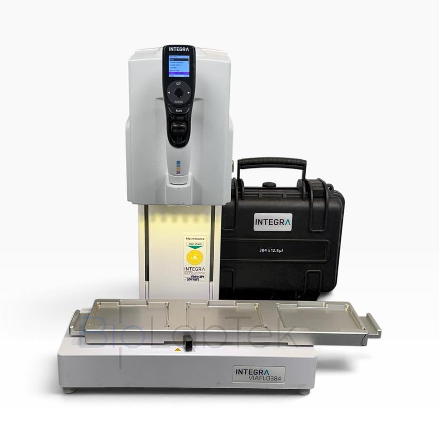 Used Integra VIAFLO 384 Electronic Pipetting System with 0.5-12.5µL 384 Head