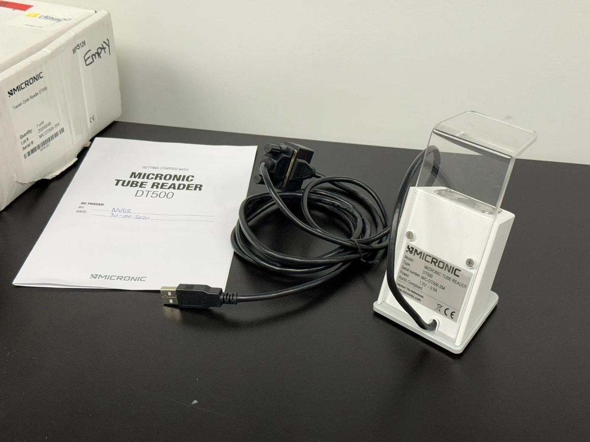 Used Micronic Tracxer Code Reader DT500 | 1D and 2D Barcode Tube Reader