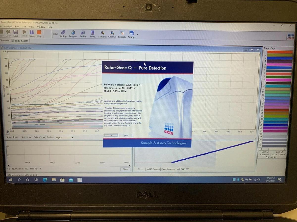Used Qiagen RGQ Rotor-Gene Q 5plex HRM Real-Time qPCR system + rotors w/Warranty