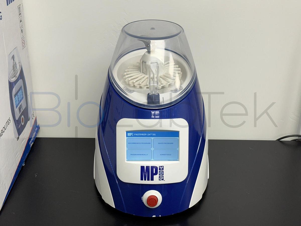 Used MP Biomedicals FastPrep-24 5G Sample Preparation System | Bead Beater 24 x 2 mL