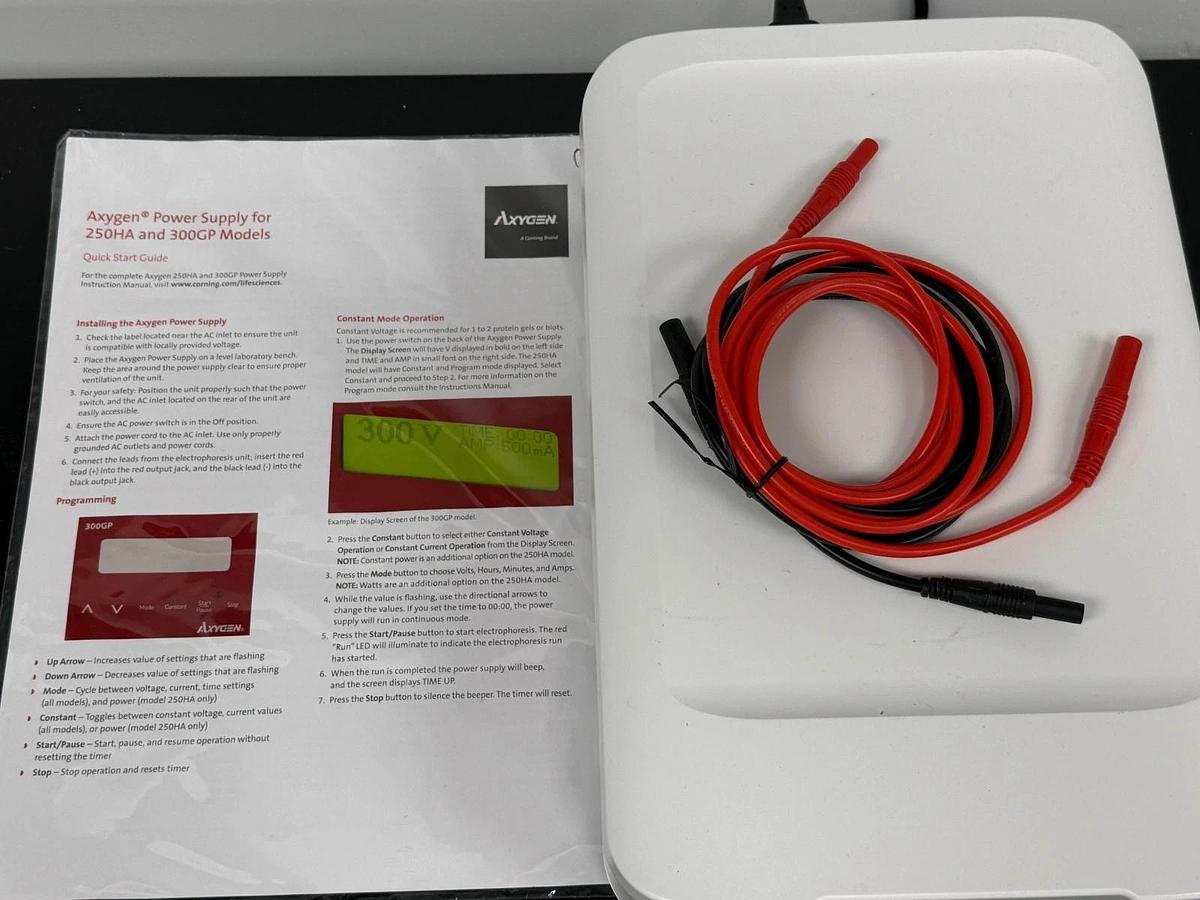 Used Axygen 300V General Purpose Electrophoresis power Supply-115V | PN: PS300GP