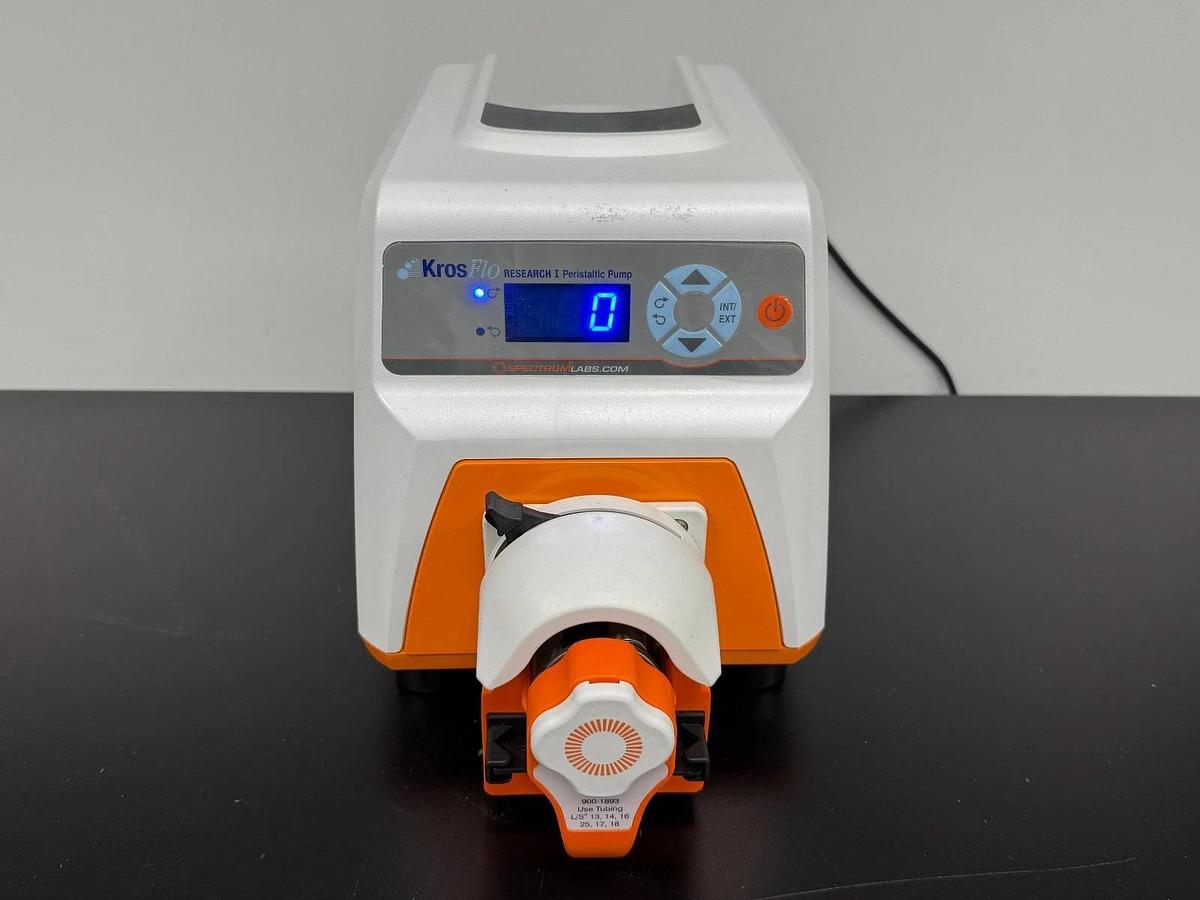 Used SpectrumLabs Krosflo Research I Peristaltic Pump & Head 900-1893 6-600rpm 0.1 HP