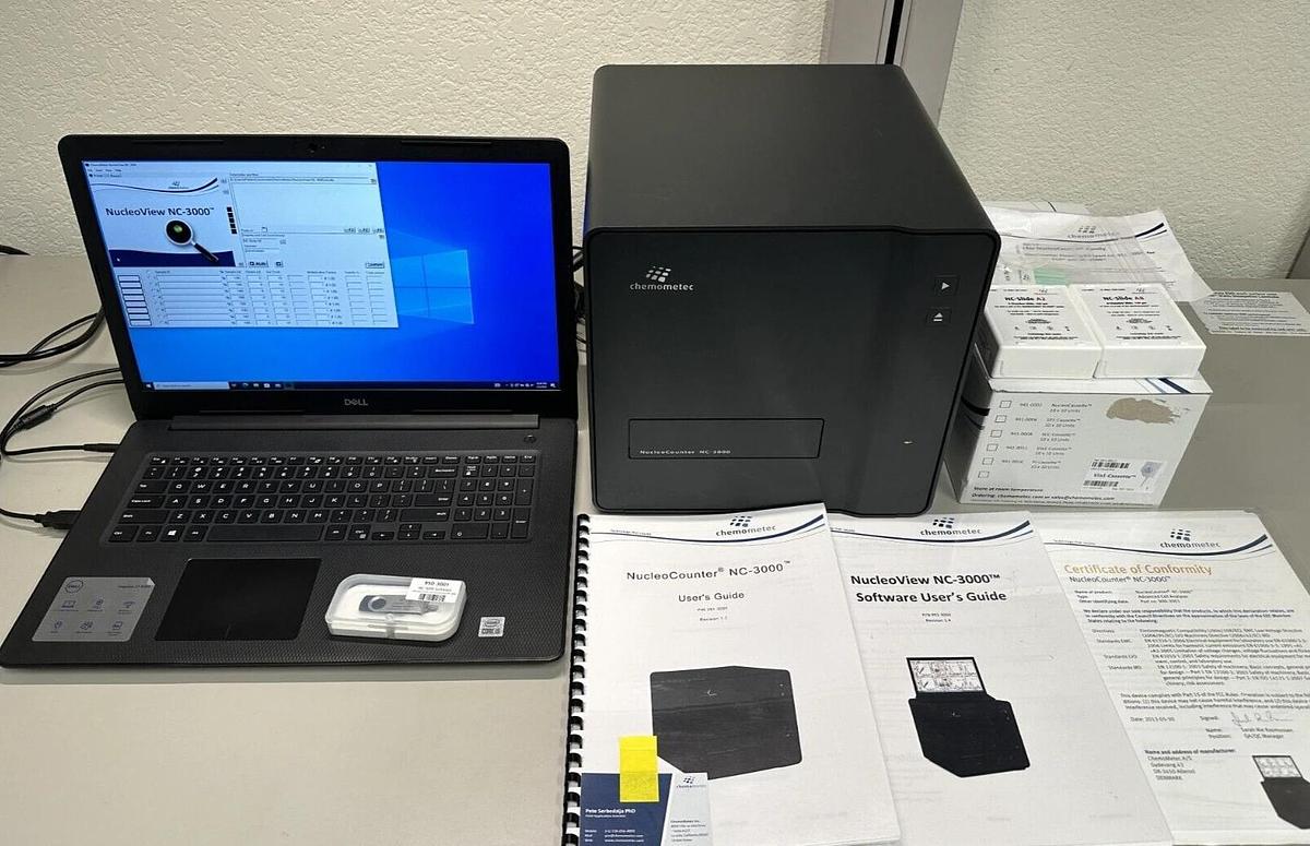 Used Chemometec NucleoCounter NC-3000 Advanced image cytometer Cell Analyzer