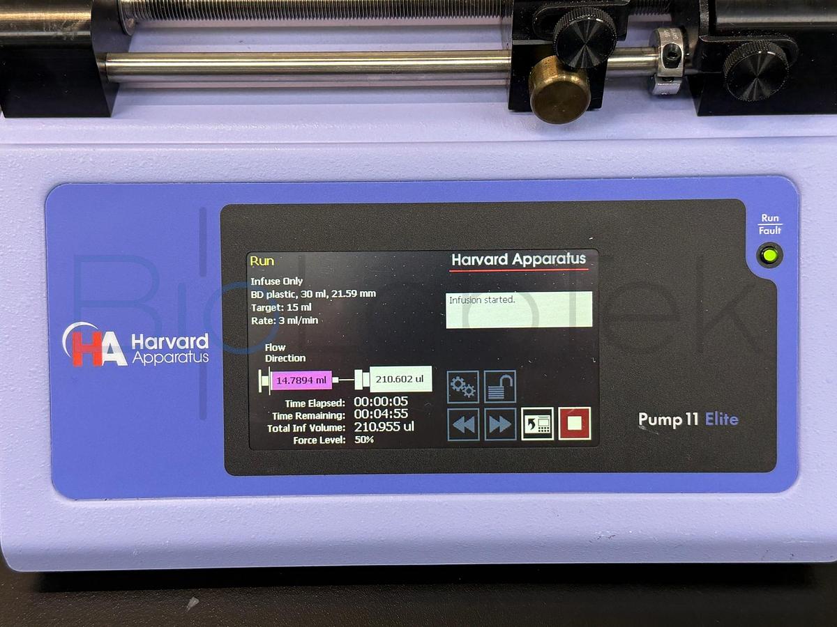 Used Harvard Apparatus Pump 11 Elite Syringe Pump | Single Syringe Infuse Only
