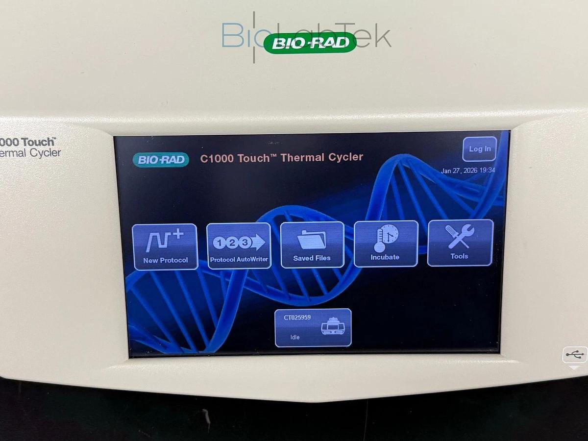 Used Bio-Rad C1000 Touch PCR Gradient Thermal Cycler with 96 well Fast module block