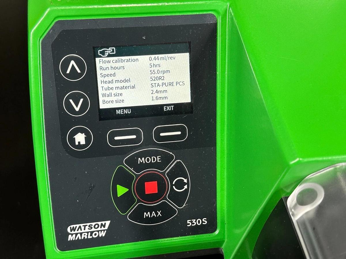 Used Watson Marlow 530S IP66 Peristaltic Process pump with 1.6mm head