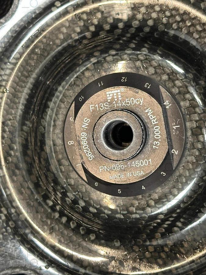 Used Thermo Fiberlite 14x50ml Fixed Angle Rotor F13-14x50cy Sorvall RC2 RC5 RC6 RC26