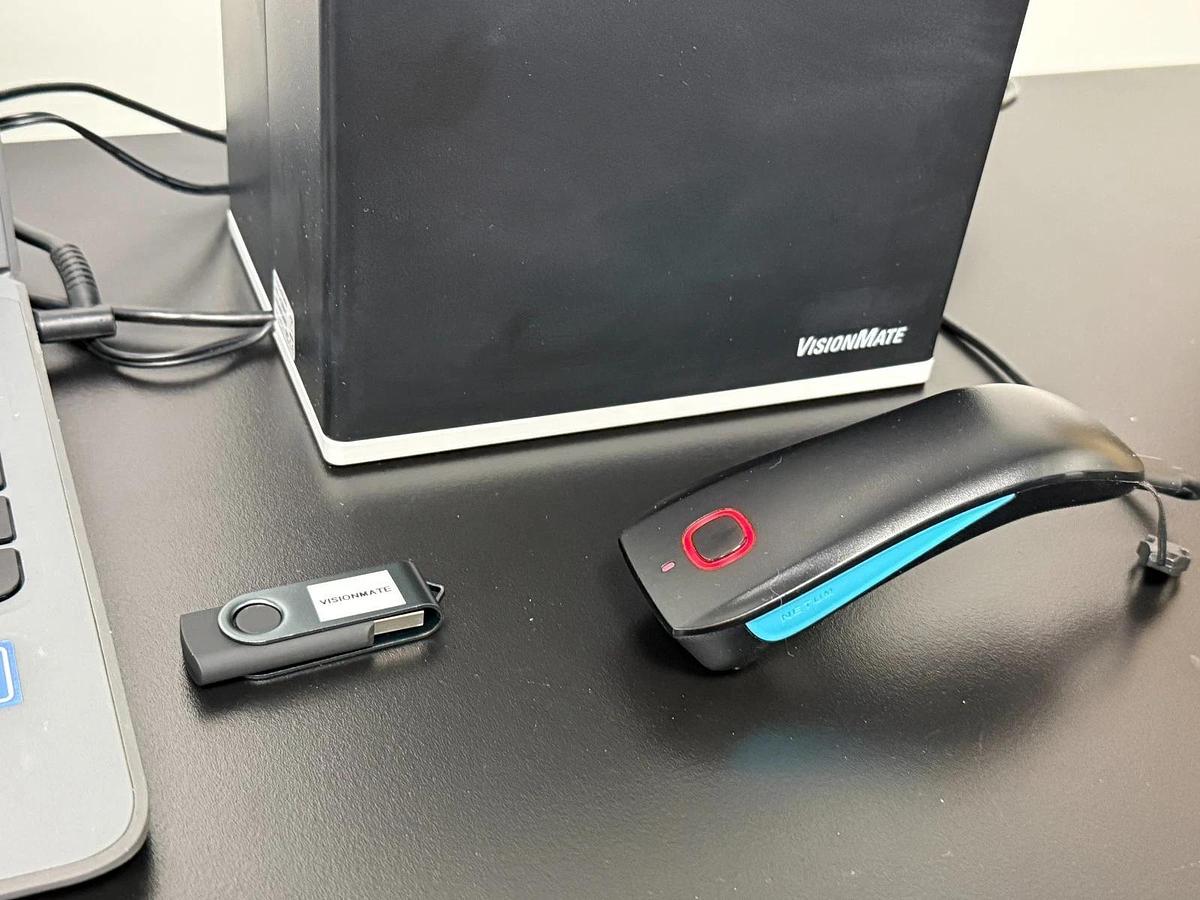 Used Thermo Scientific VisionMate HS High Speed Barcode Reader w/ Laptop