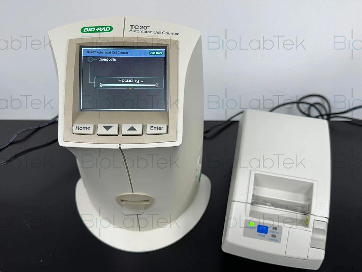 Used Bio-Rad TC20 automated Viability Analysis cell counter with printer