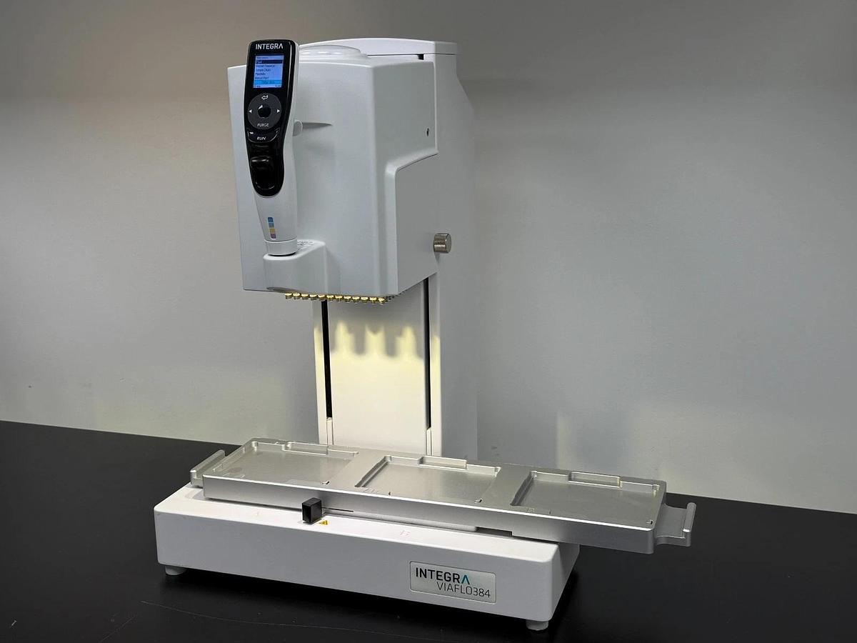 Used Integra VIAFLO 96 Electronic Pipetting System 50-1250µL 96-Channel Head Benchtop