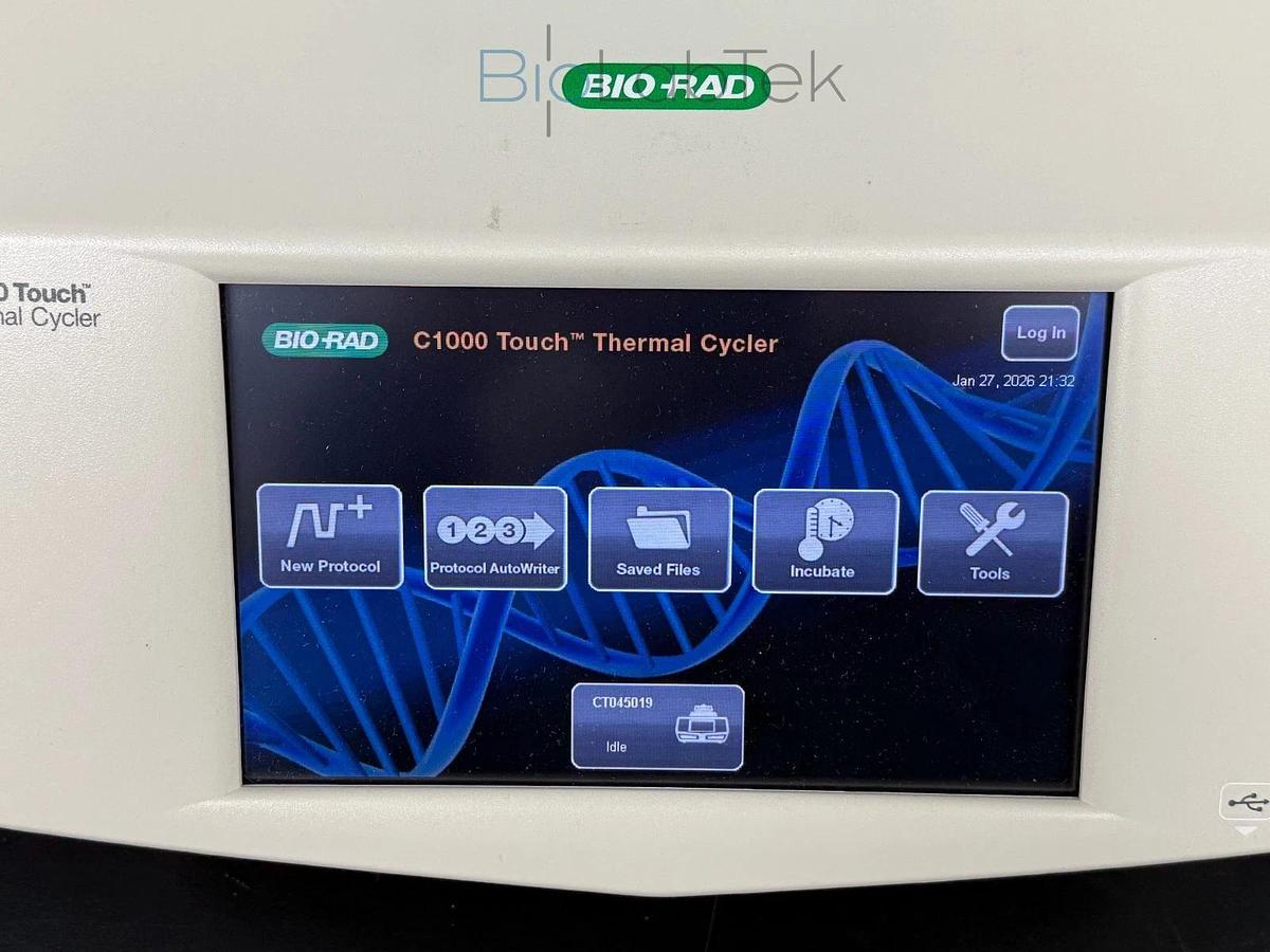 Used Bio-Rad C1000 Touch PCR Gradient Thermal Cycler with 96 well Fast module block