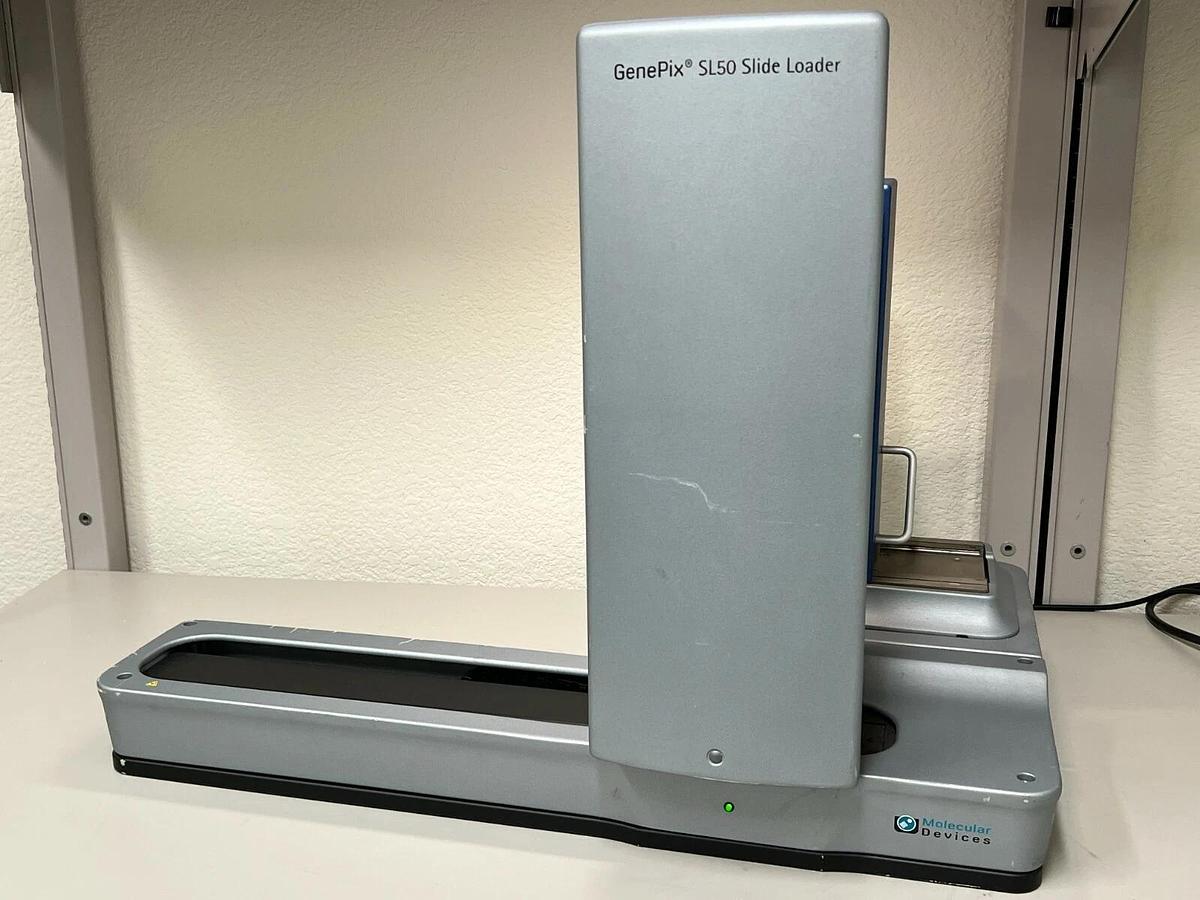 Used Molecular Devices GenePix SL50 4300/4400 Microarray Scanner Slide Loader system