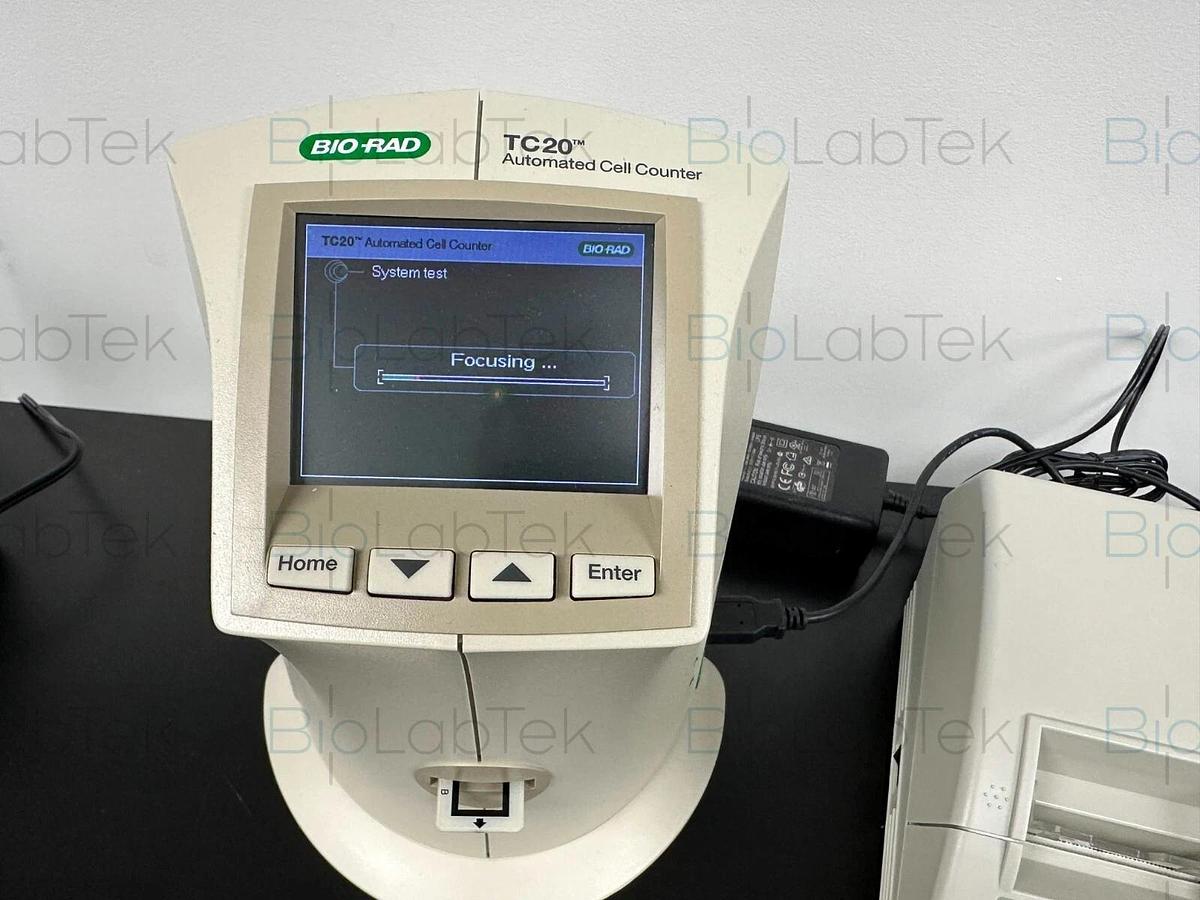 Used Bio-Rad TC20 automated Viability Analysis cell counter with printer