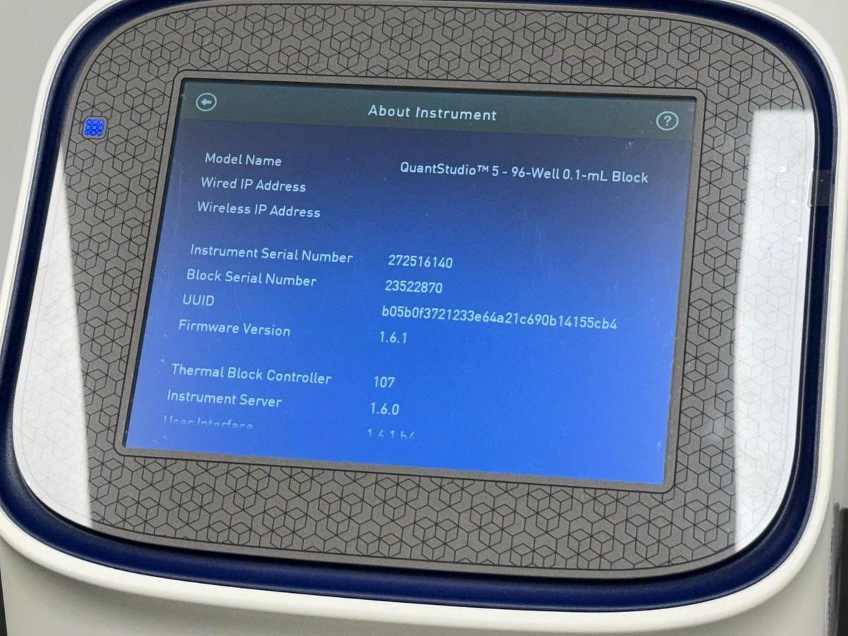 Used Applied Biosystems QuantStudio 5 Real-Time qPCR System | 0.1mL 96-Well 2025