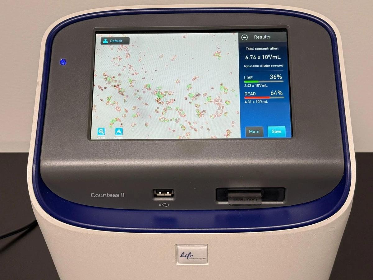 Used Invitrogen Countess II Automated Cell Counter | Benchtop Brightfield Viability