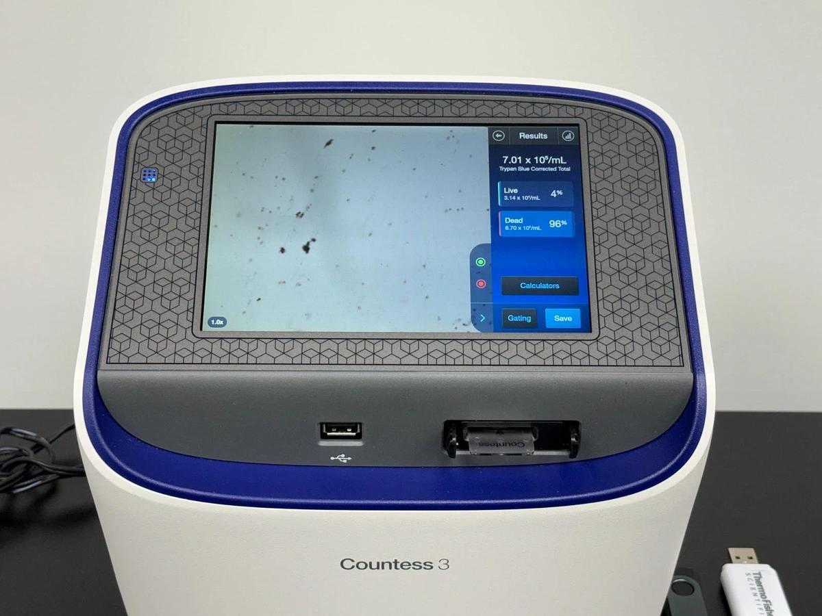 Used Thermo Invitrogen Countess 3 Automated Cell Counter w/Warranty
