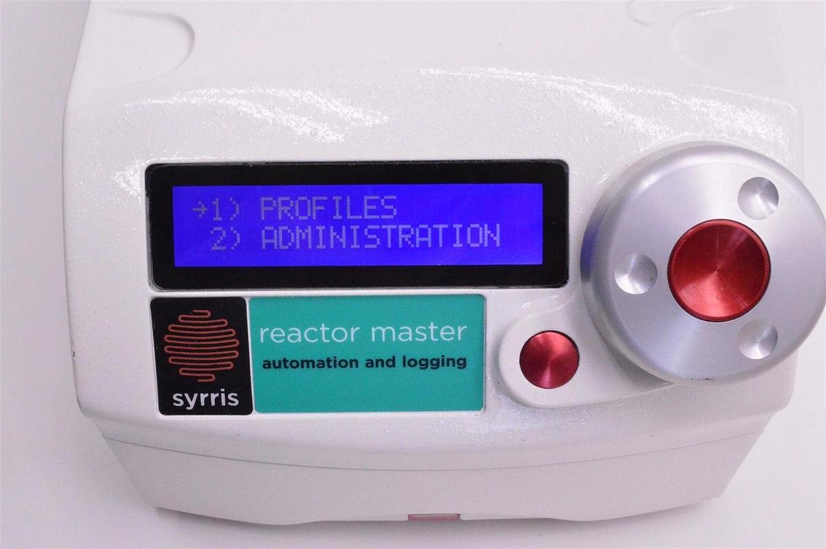 Used Syrris automation and logging Globe reactor master control unit