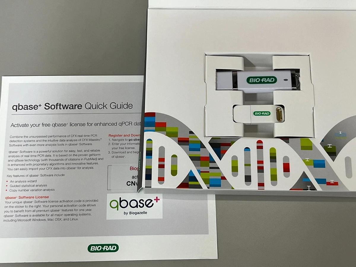 Used New BIO-RAD qPCR CFX Control Maestro Windows Security Edition Software usb kit