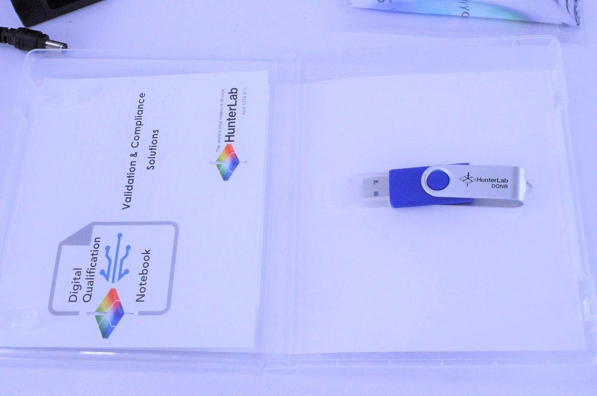 HunterLab Vista Spectrophotometer Standards Box software P/S accessories