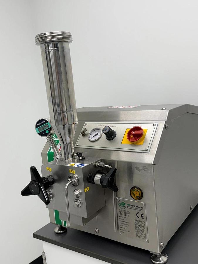 Used FBF Italia Homolab 2.50 High Pressure Homogenizer | 600 Bar Two-Stage 50 L/H