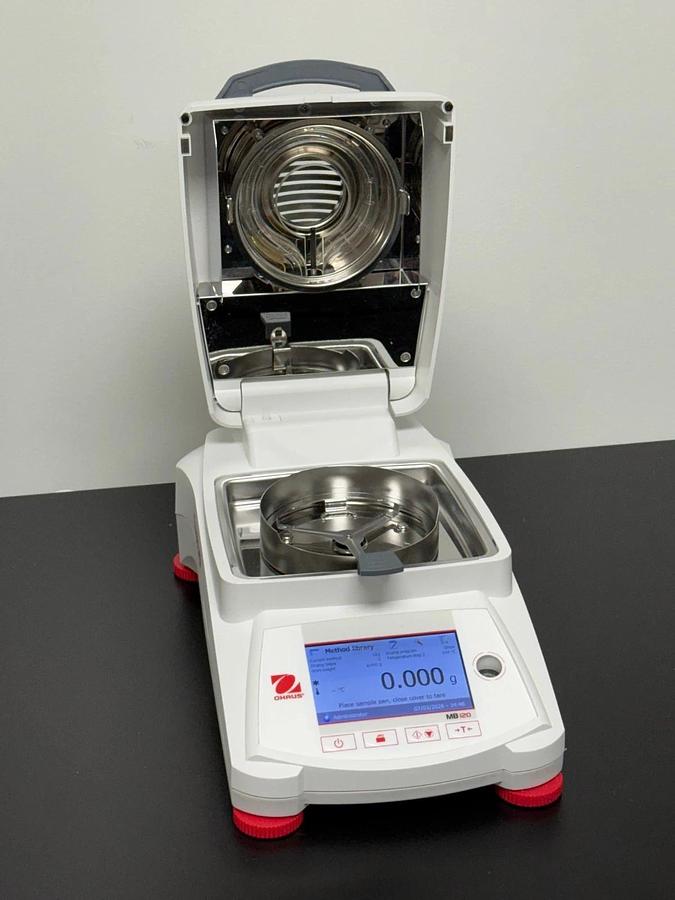 Used Ohaus MB120 Moisture Analyzer | Halogen Heating, 120g x 0.001g Benchtop