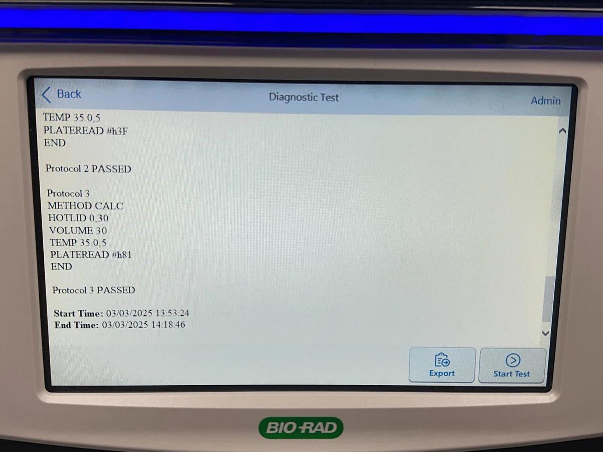 Used Bio-Rad CFX Opus 96 well Real-Time qPCR System 2022