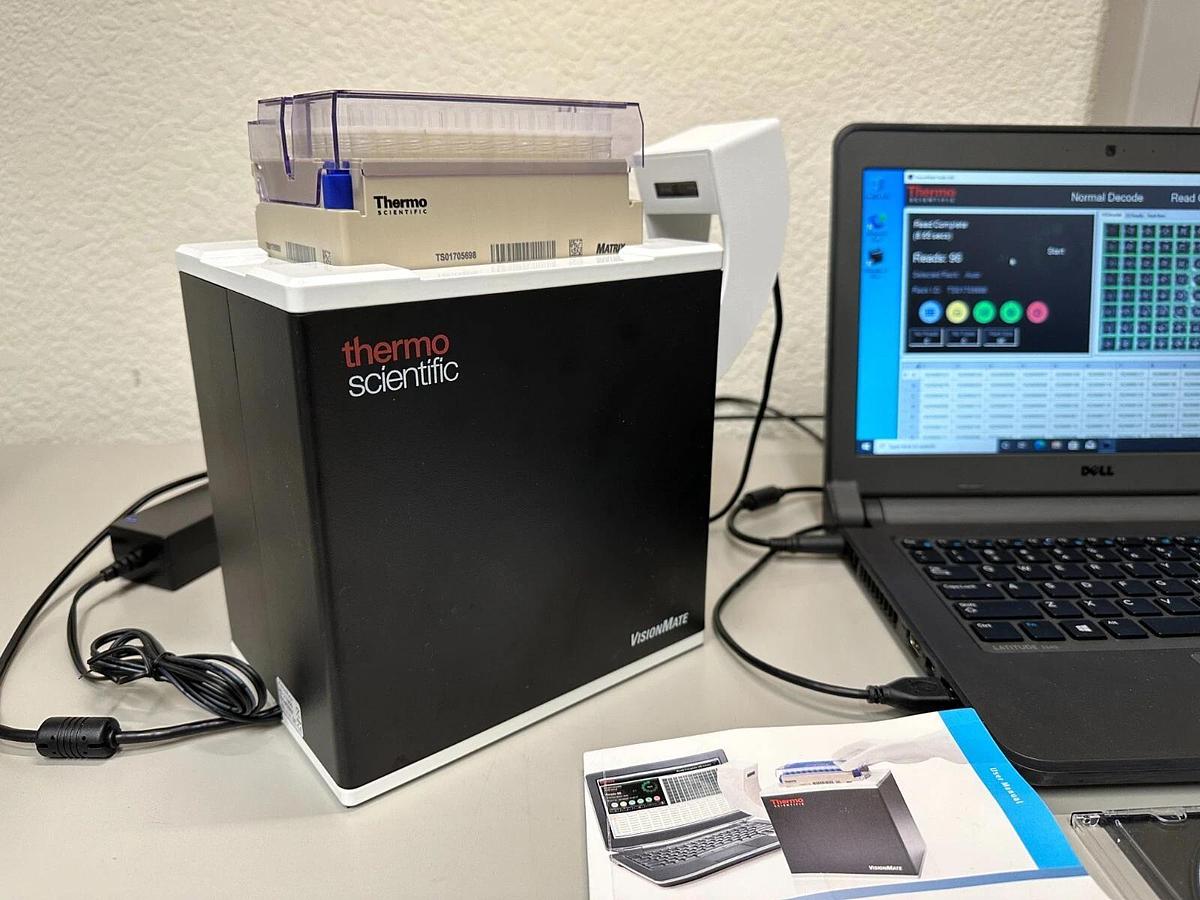 Used Thermo Visionmate rack storage tube high speed 2D barcode reader kit w/Warranty