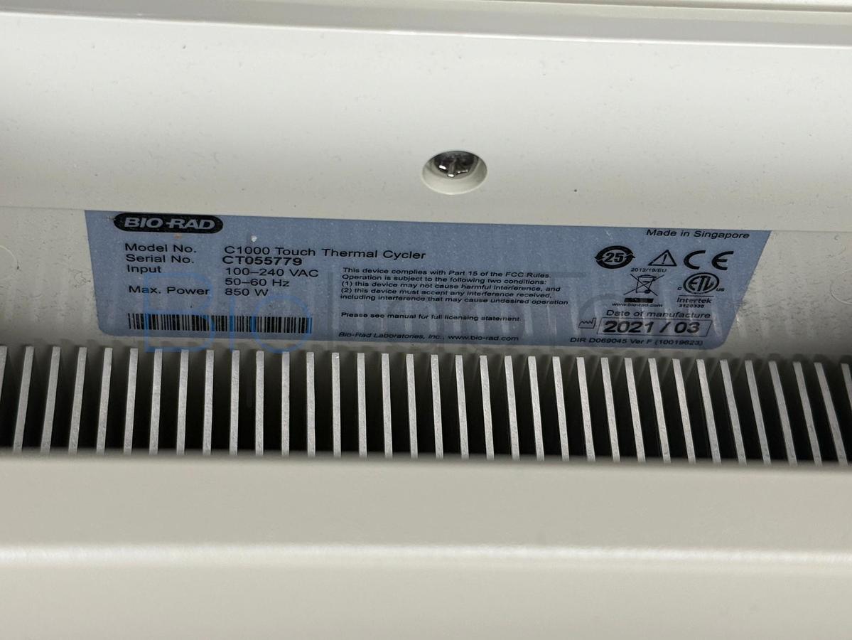 Used Bio-Rad CFX384 Touch Real-Time PCR Detection System | 287 Hours
