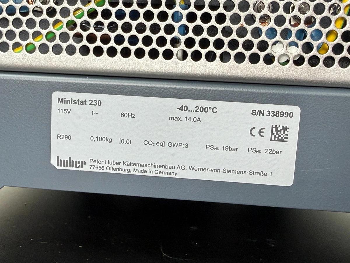 Used Huber Ministat 230 Refrigerated Heating Circulator | Pilot ONE, -40 to 200°C
