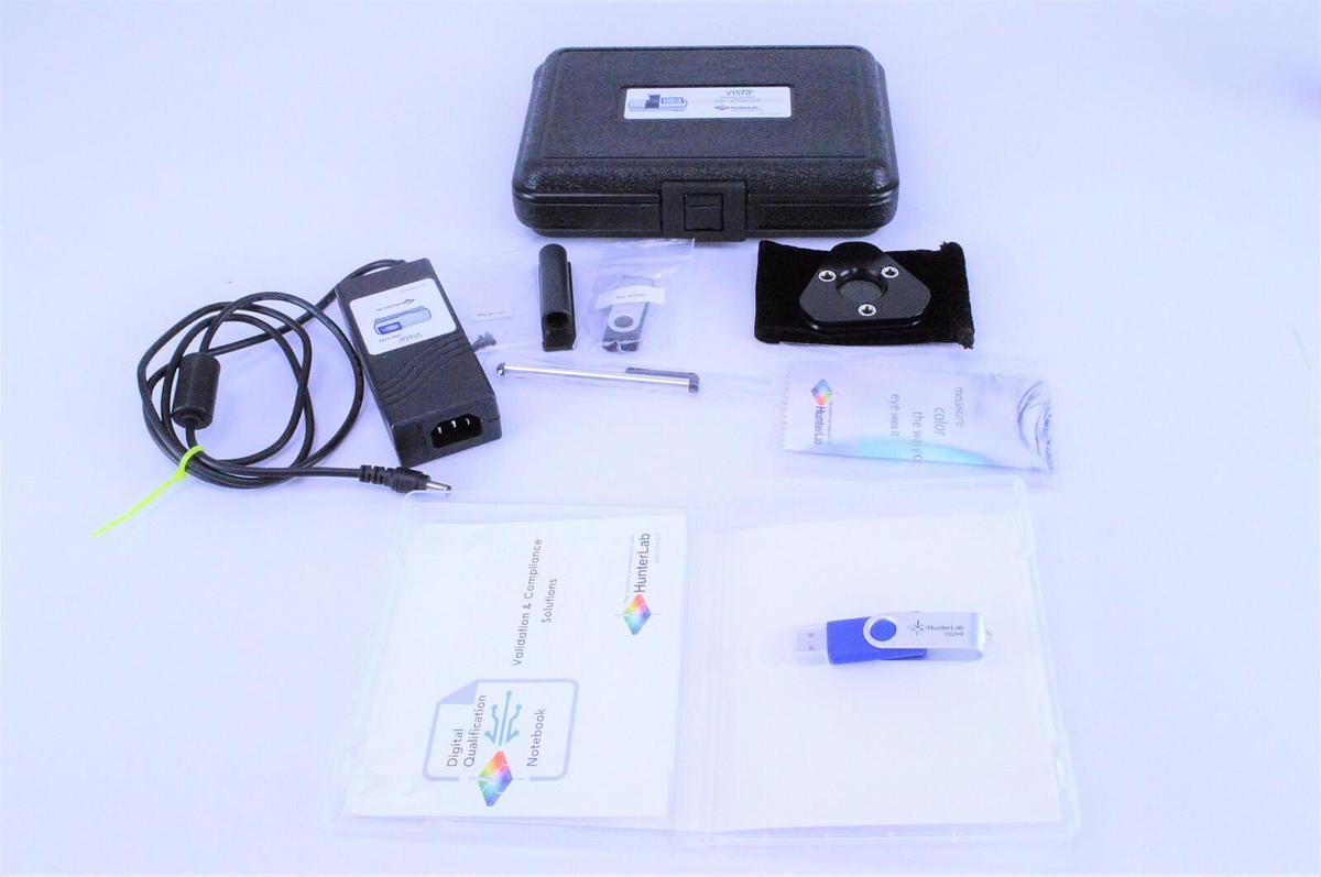 HunterLab Vista Spectrophotometer Standards Box software P/S accessories