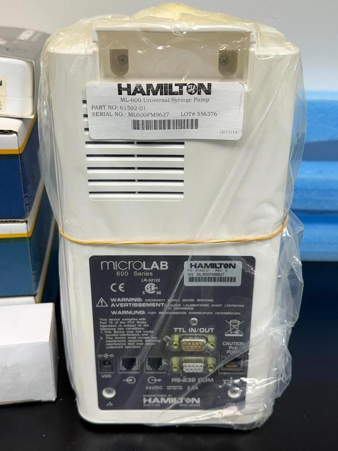 Used Hamilton Microlab 600 Dual Syringe Diluter/Dispenser System