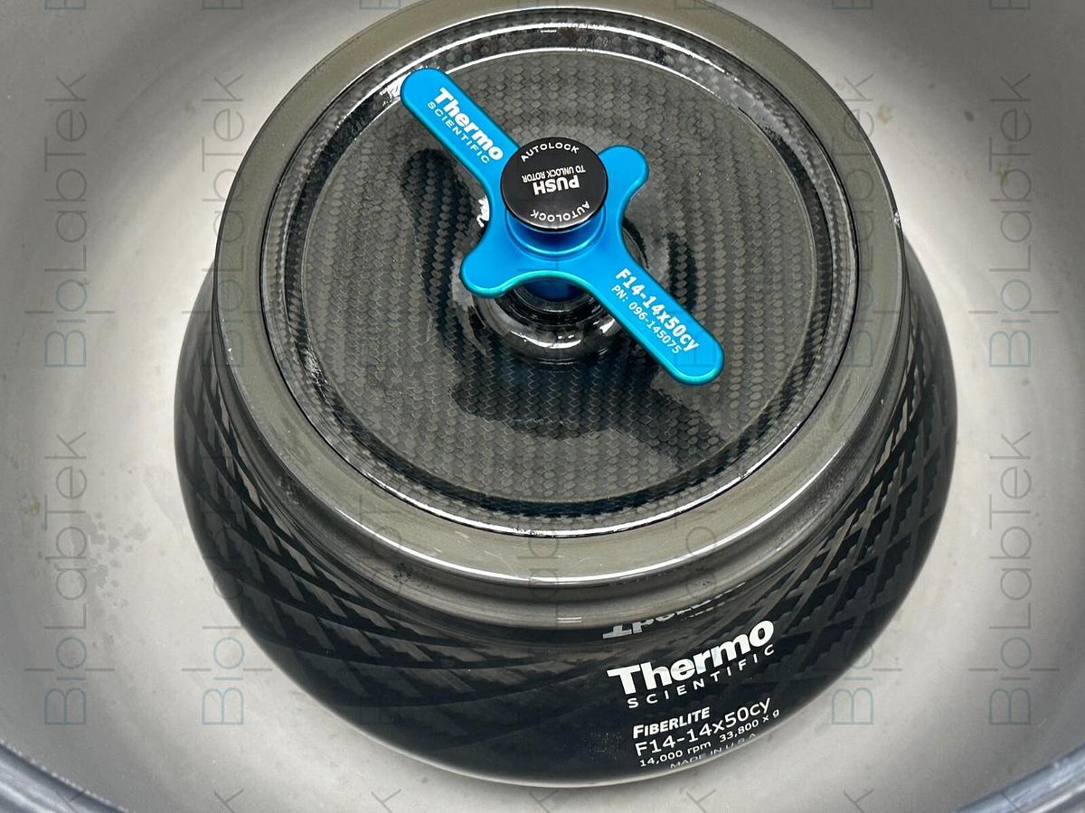 Used Thermo SuperSpeed Centrifuge Rotor Fiberlite F14-14x50cy Sorvall Lynx 4000 6000