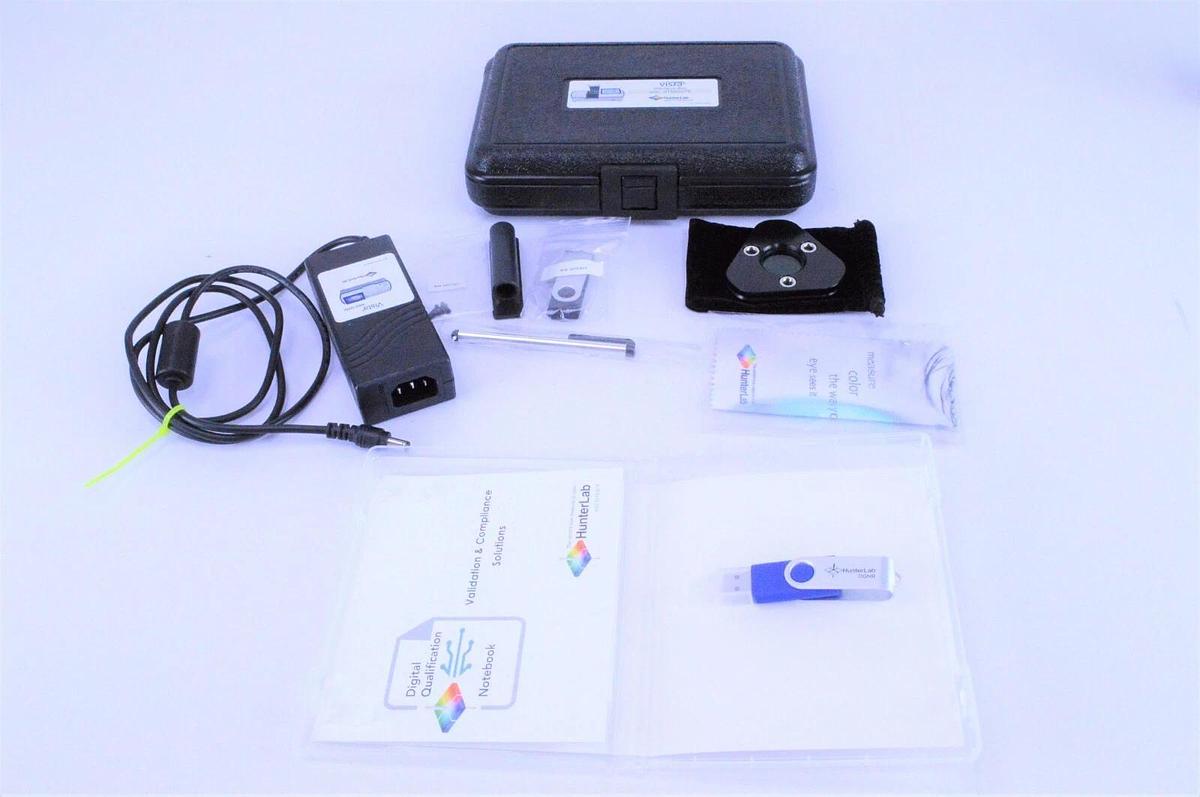 HunterLab Vista Spectrophotometer Standards Box software P/S accessories
