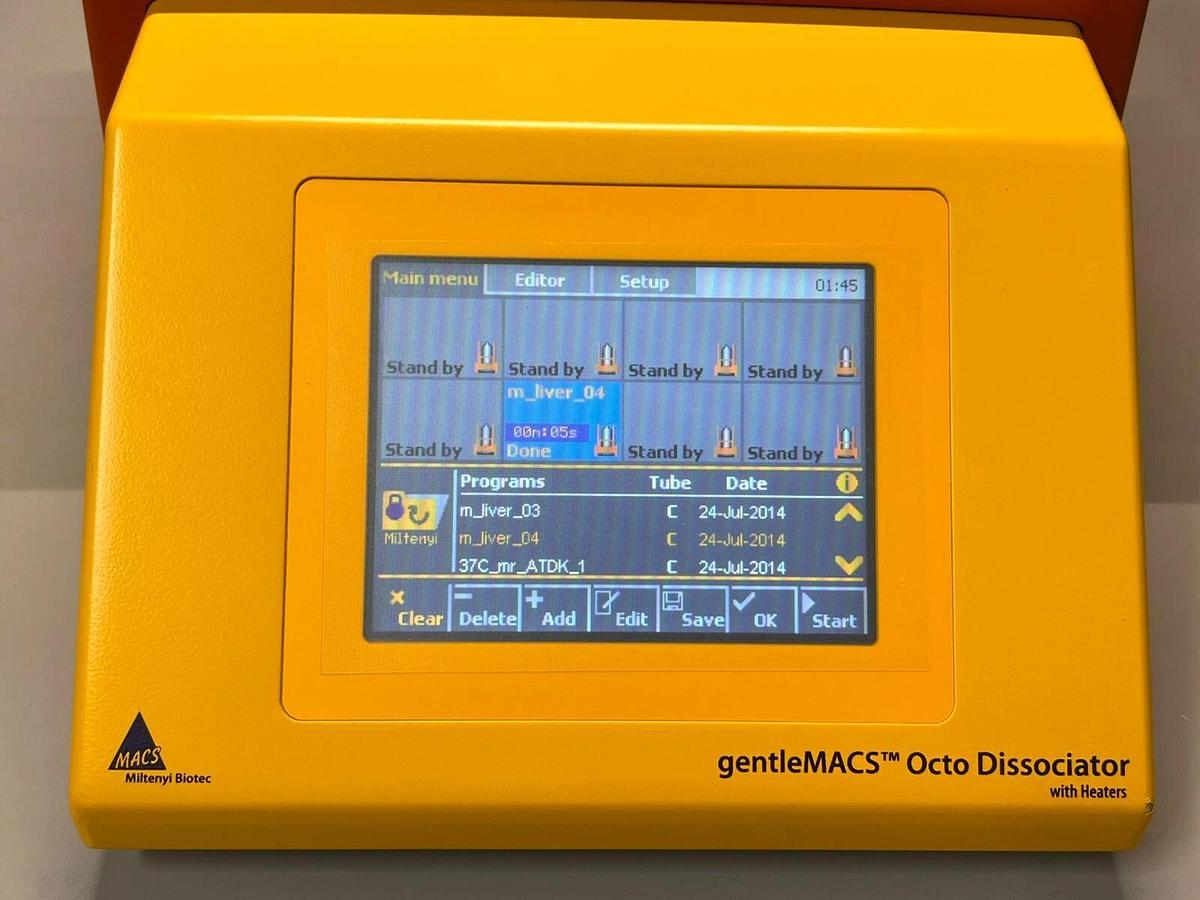 Used Miltenyi Biotec gentleMACS Octo Dissociator with Heaters w/Warranty