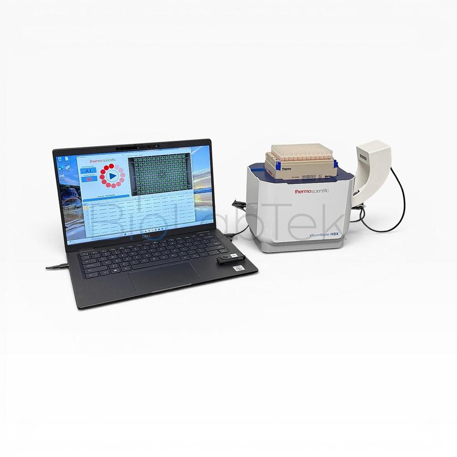 Used Thermo Scientific VisionMate HSX 2D Barcode Rack Reader scanner +laptop/soft