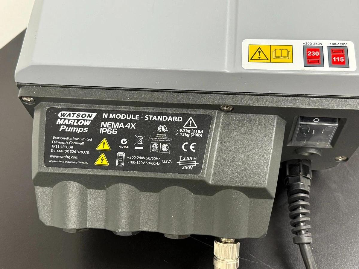Used Watson Marlow 530S IP66 Peristaltic Process pump with 2.4mm head