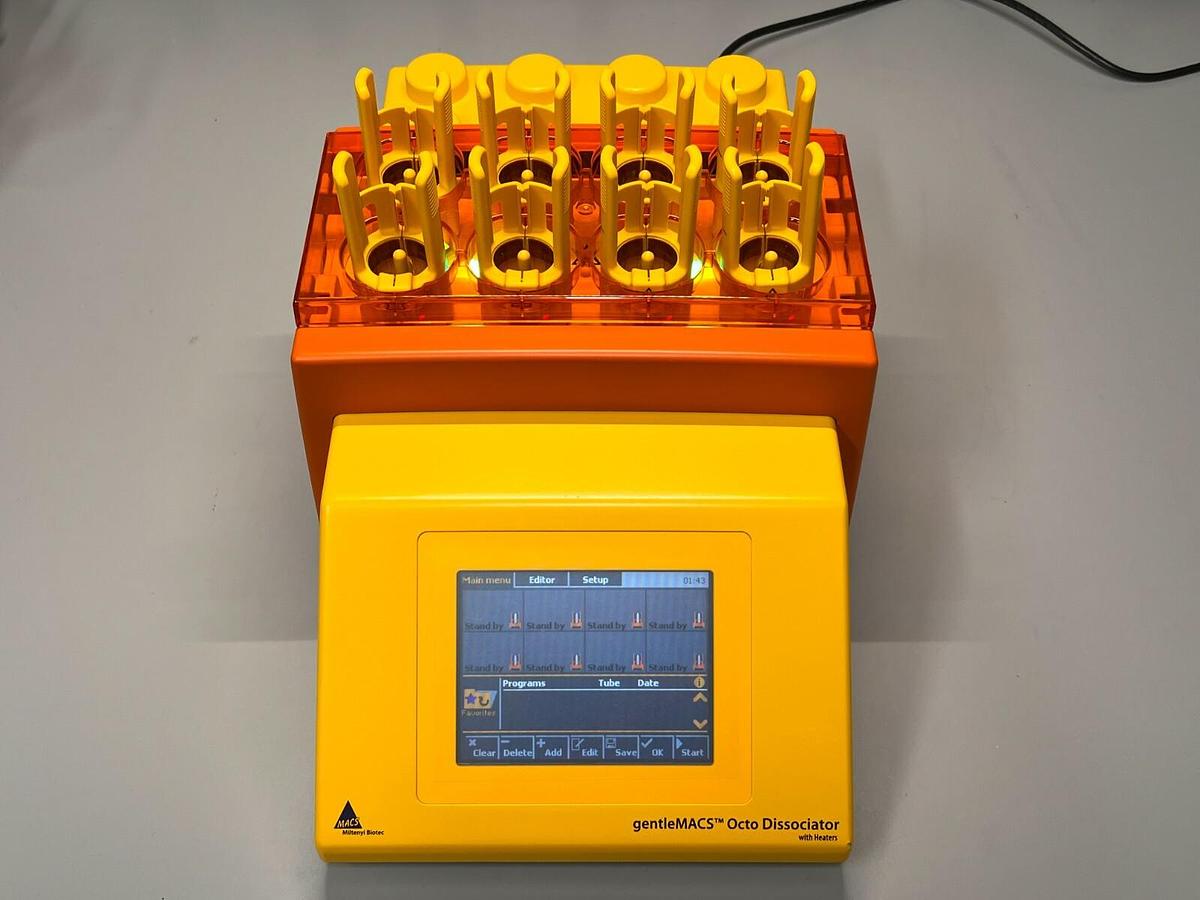 Used Miltenyi Biotec gentleMACS Octo Dissociator with Heaters w/Warranty